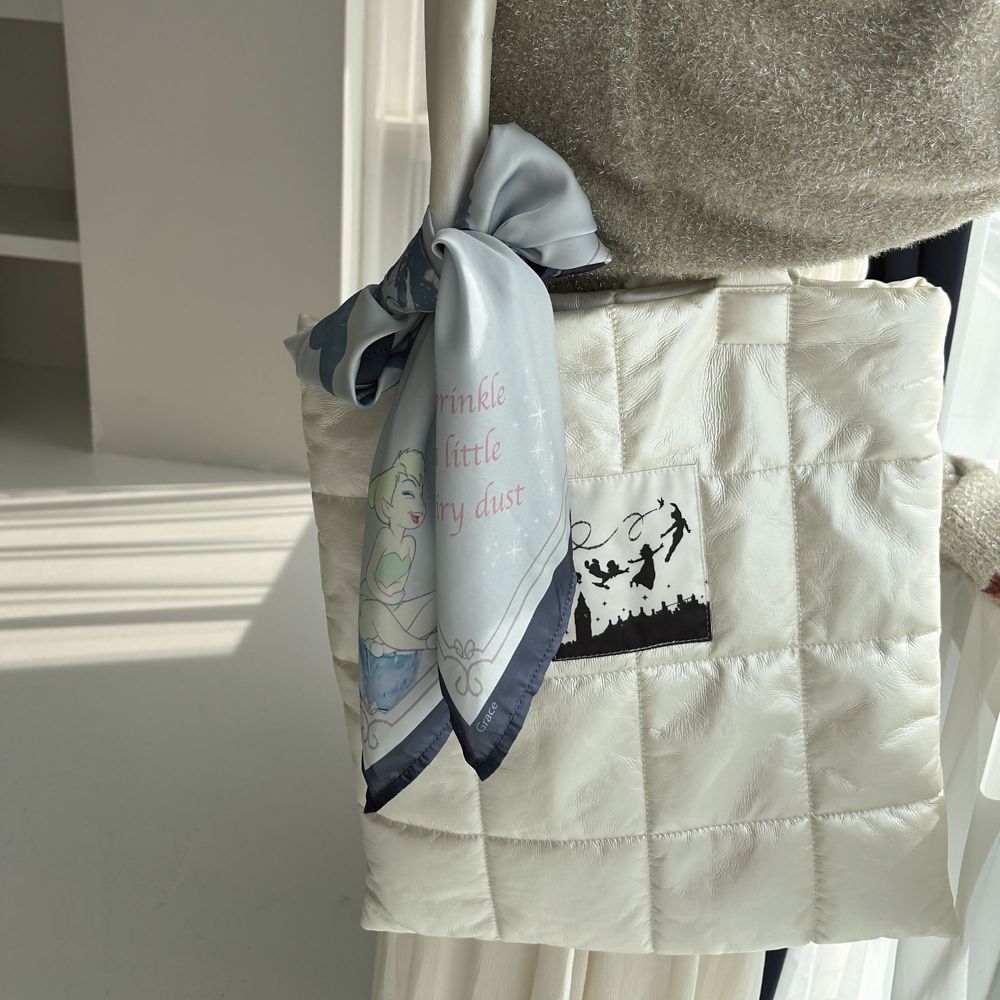 【Disney】Peter Pan / ティンカー・ベル モチーフ 大判スカーフ(mytwilight)