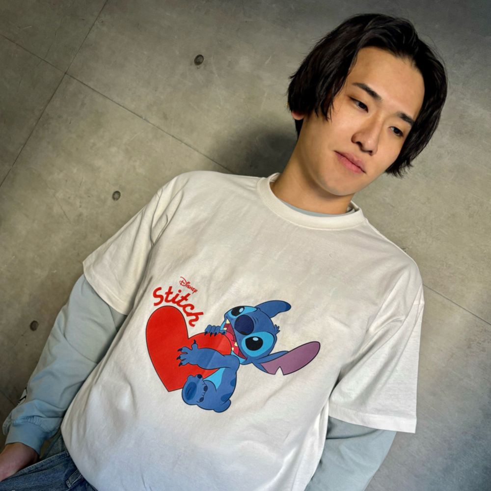 【Disney】リロ&スティッチ/スティッチ/Tシャツ