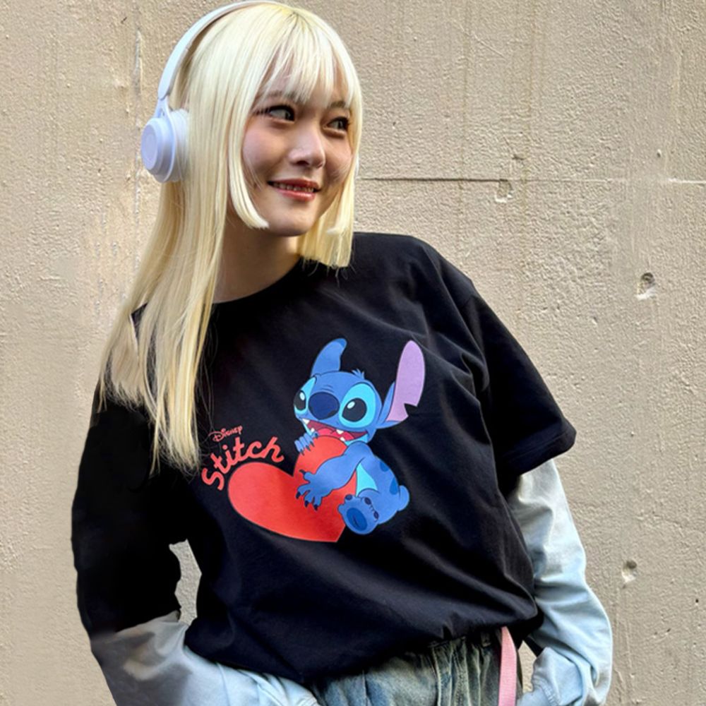 【Disney】リロ&スティッチ/スティッチ/Tシャツ
