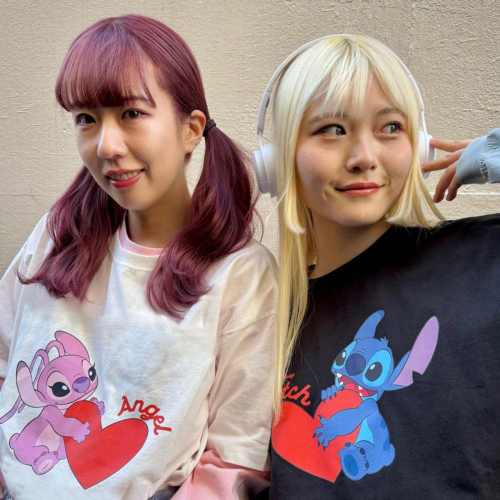 【Disney】リロ&スティッチ/エンジェル/Tシャツ