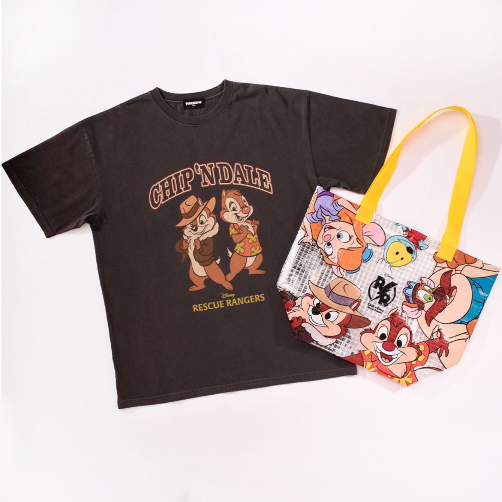【Disney】レスキュー・レンジャーズ/ヴィンテージ風加工 Tシャツ(PONEYCOMB TOKYO)