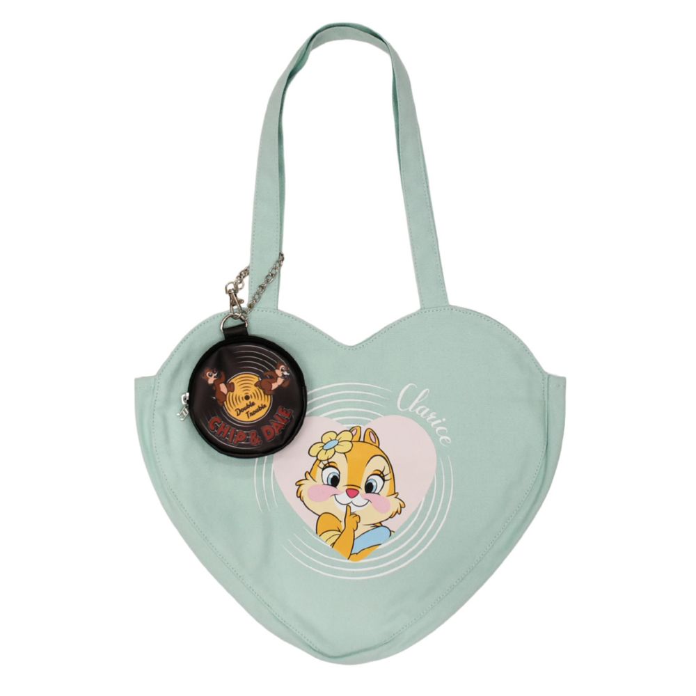 【Disney】クラリス/レコード風/ハート型バッグ