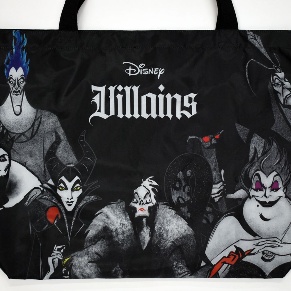 【Disney】ディズニーヴィランズ/ファスナー付きトートバッグ
