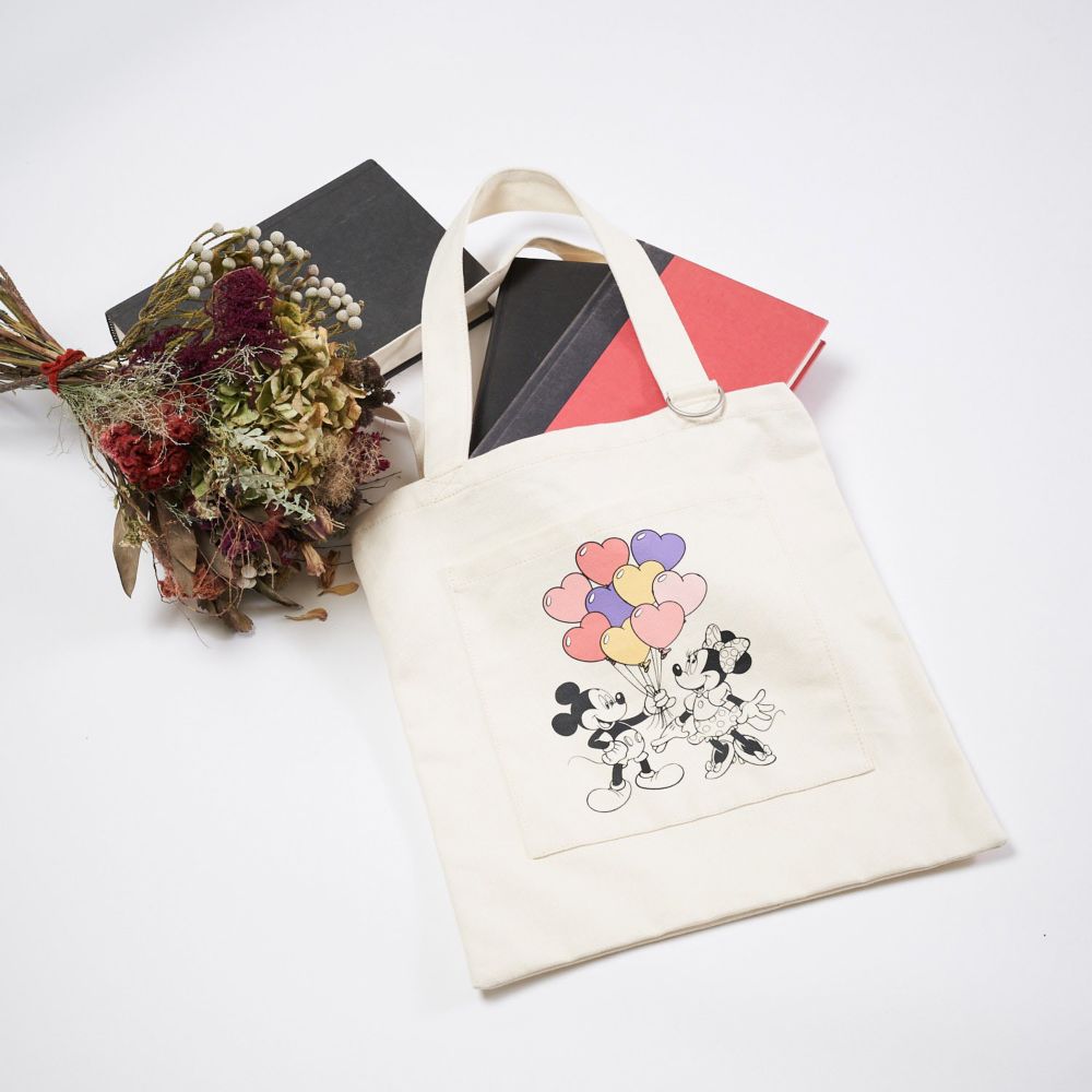 ミッキーマウス＆ミニーマウス/トートバッグ(4GEEKs by SPIRALGIRL)