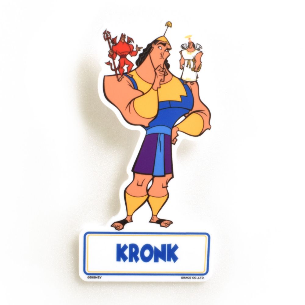 公式 ショップディズニー 受注 4月中旬頃よりお届け ラマになった王様 クロンク アクリルバッジ Poneycomb Tokyo