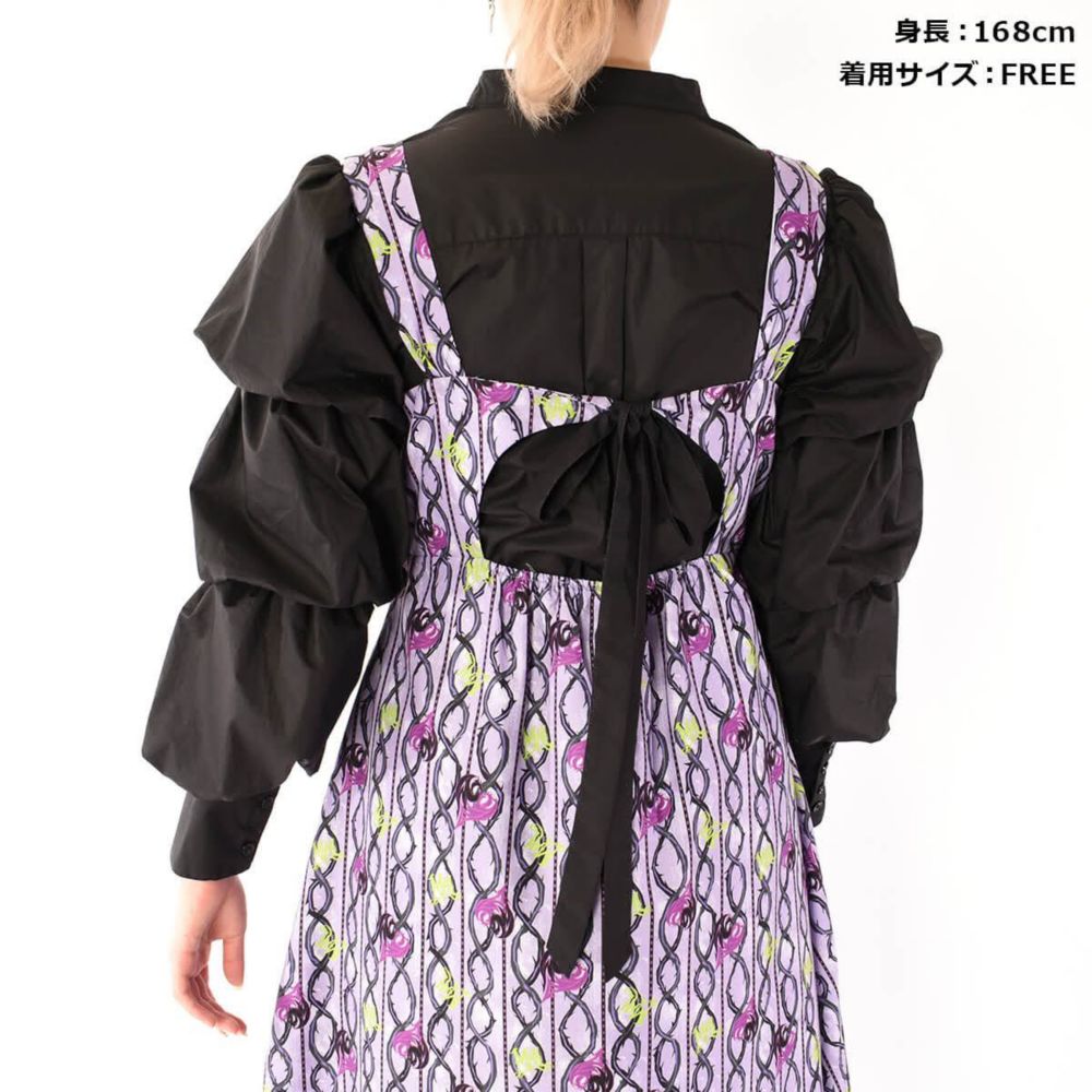 公式 ショップディズニー ディセンダント マル アイコン総柄ワンピース comb