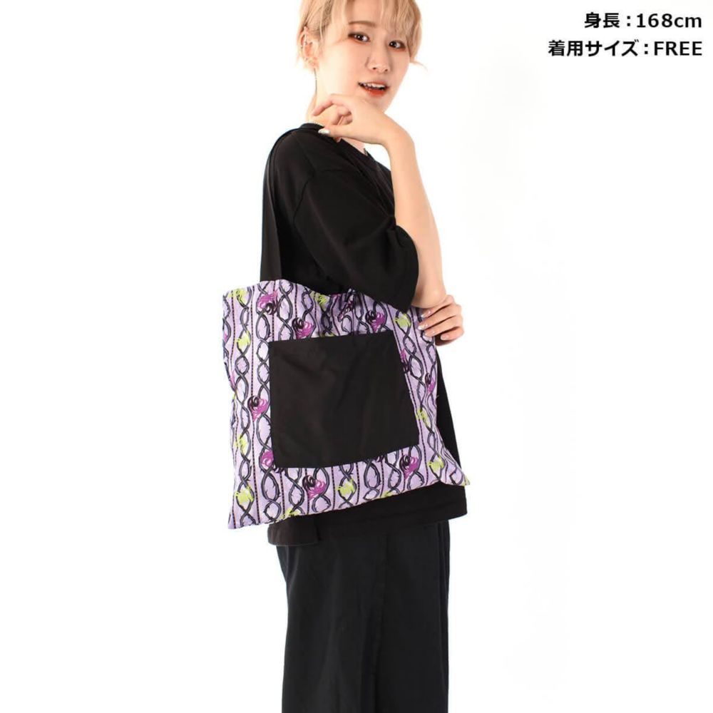 ディセンダント/マル/アイコン総柄/トートバッグ(82comb)