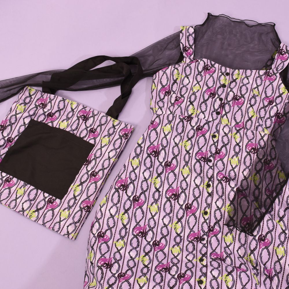 ディセンダント/マル/アイコン総柄/トートバッグ(82comb)