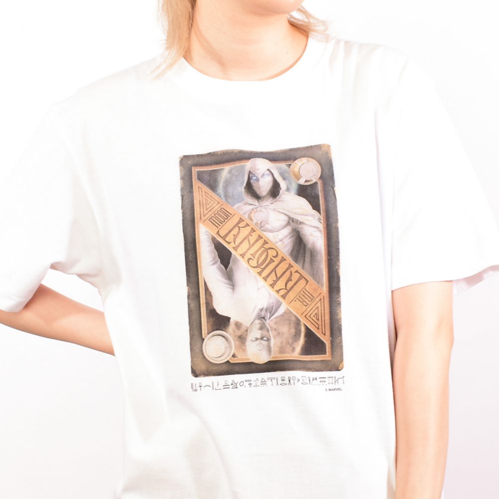 MARVEL/ムーンナイト/Tシャツ B(ホワイト)(PONEYCOMB TOKYO)