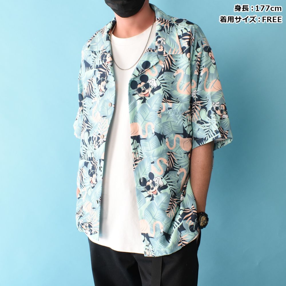 公式 ショップディズニー ミッキーマウス アロハシャツ Poneycomb Tokyo