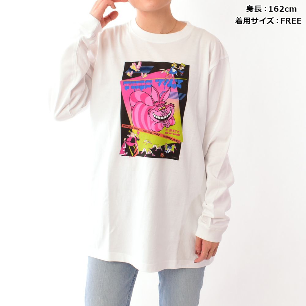 ふしぎの国のアリス チェシャ猫 ロングスリーブTシャツ