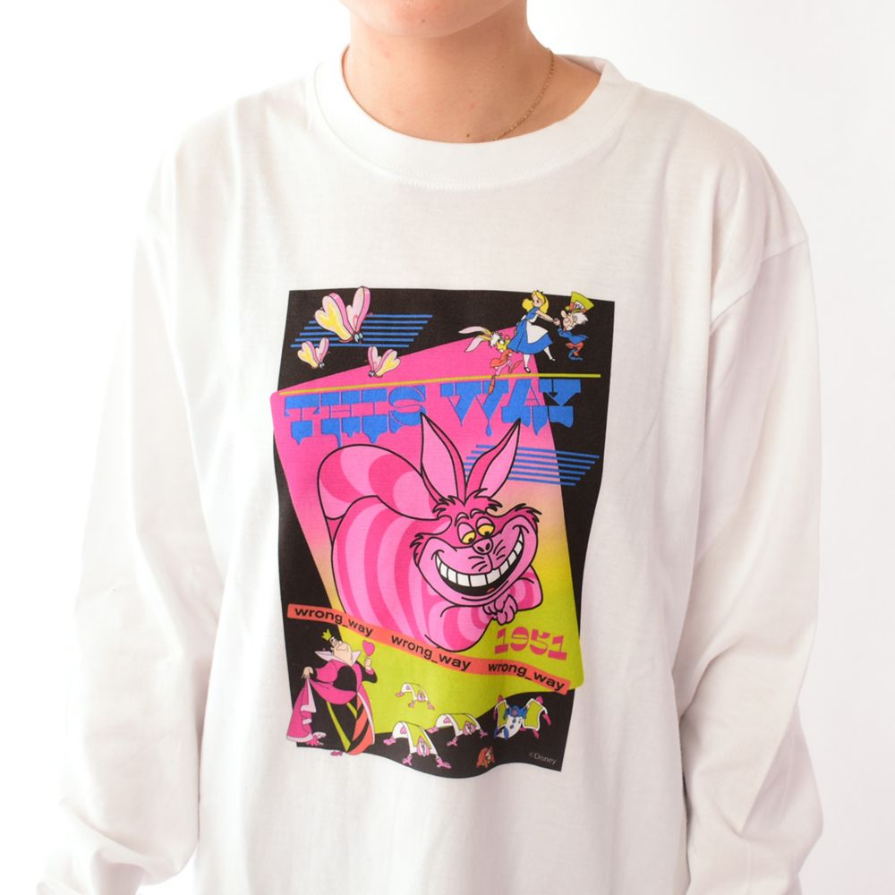 ふしぎの国のアリス チェシャ猫 ロングスリーブTシャツ