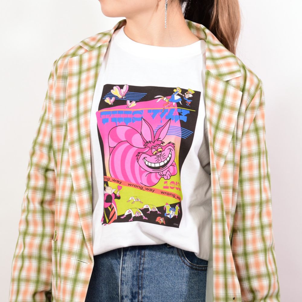 ふしぎの国のアリス チェシャ猫 ロングスリーブTシャツ