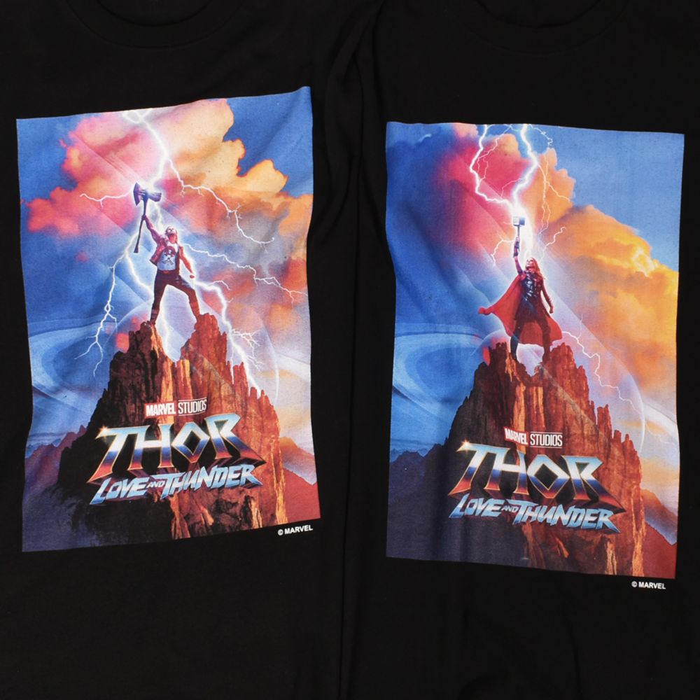 MARVEL/ソー：ラブ＆サンダー/ポスターアート(ソー)/Tシャツ(PONEYCOMB TOKYO)