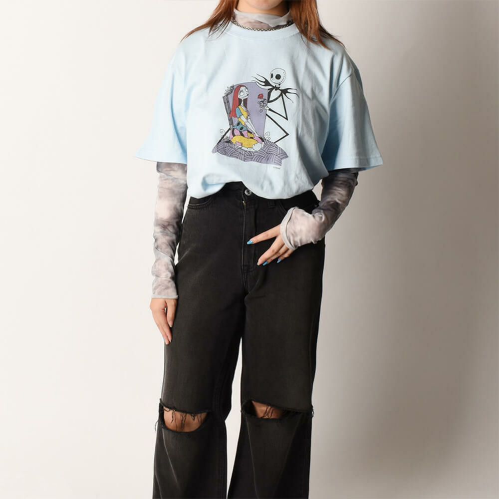 【Disney】ジャック＆サリー/Tシャツ(L.W.C. GRAPHIC COLLECTION)