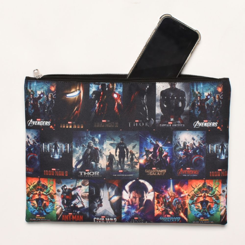 マーベル 総柄ポーチ(大)