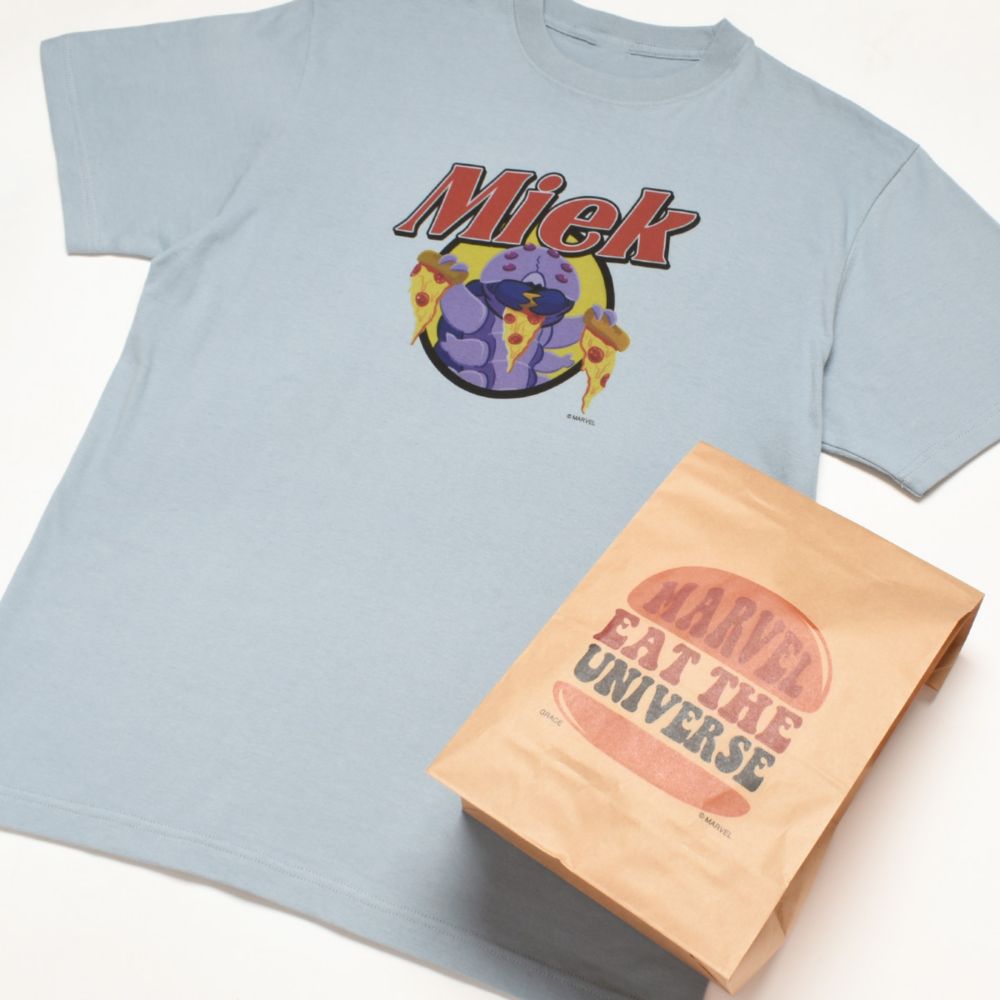 マーベル ソー:ラブ&サンダー ミーク Tシャツ＆紙袋セット＜ブルー＞