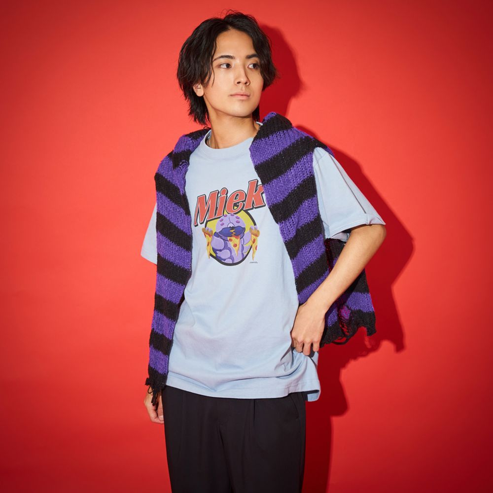 マーベル ソー:ラブ&サンダー ミーク Tシャツ＆紙袋セット＜ブルー＞