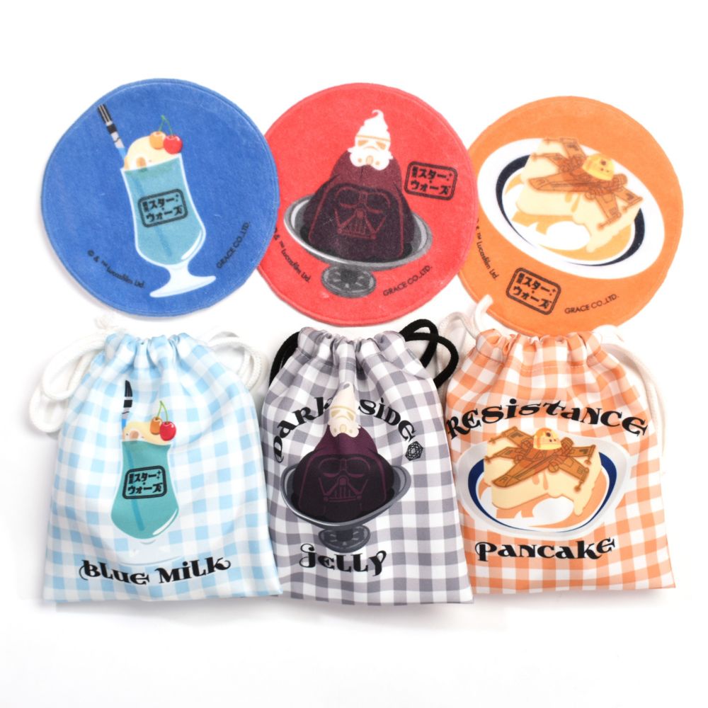 スター・ウォーズ 喫茶 ダークサイドゼリー 丸型ハンドタオル