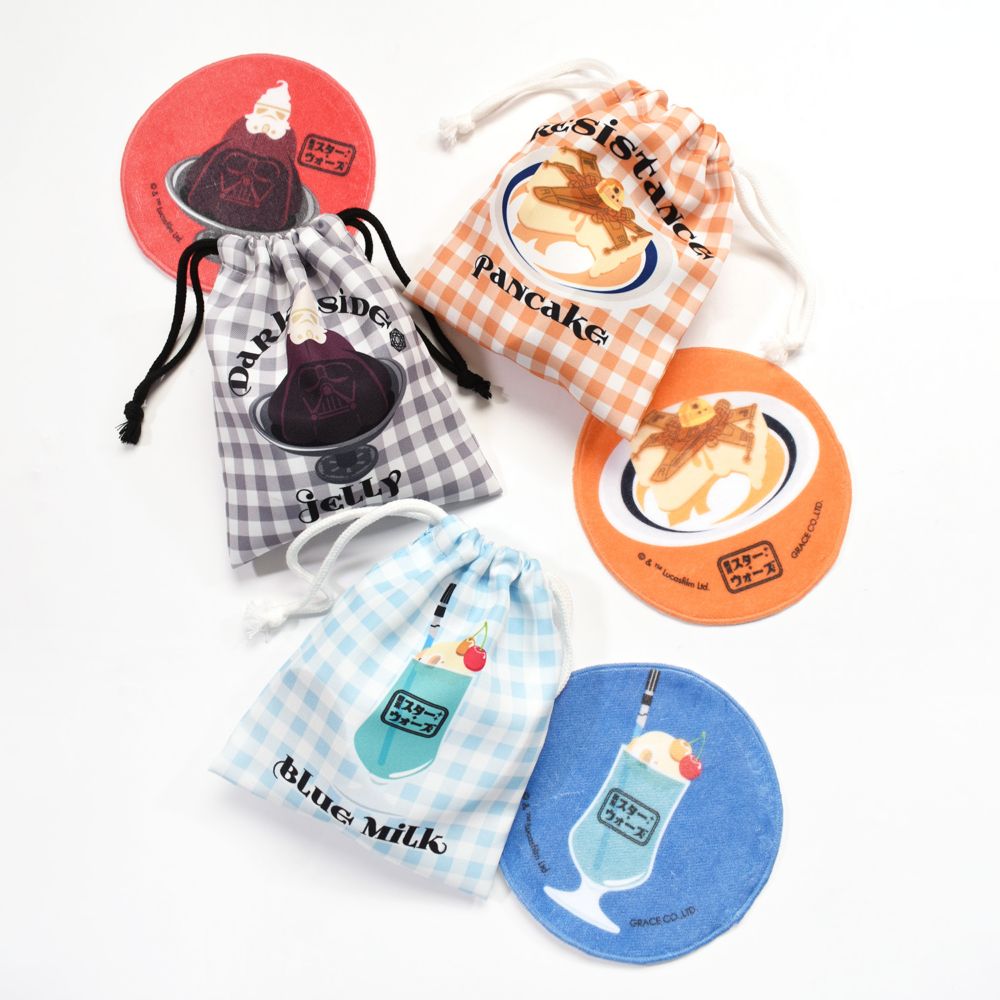 スター・ウォーズ 喫茶 レジスタンスパンケーキ 丸型ハンドタオル