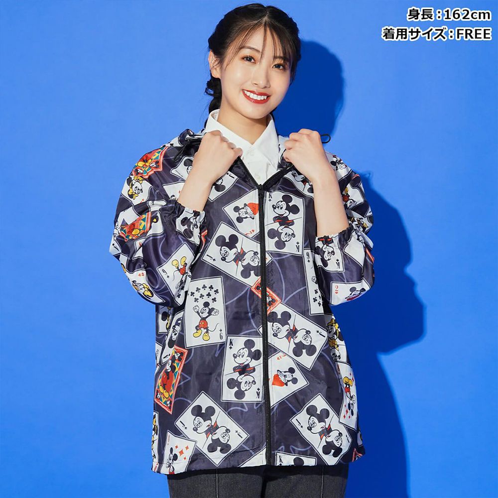 【Disney】ミッキーマウス/総柄ナイロンパーカー(PONEYCOMB TOKYO)