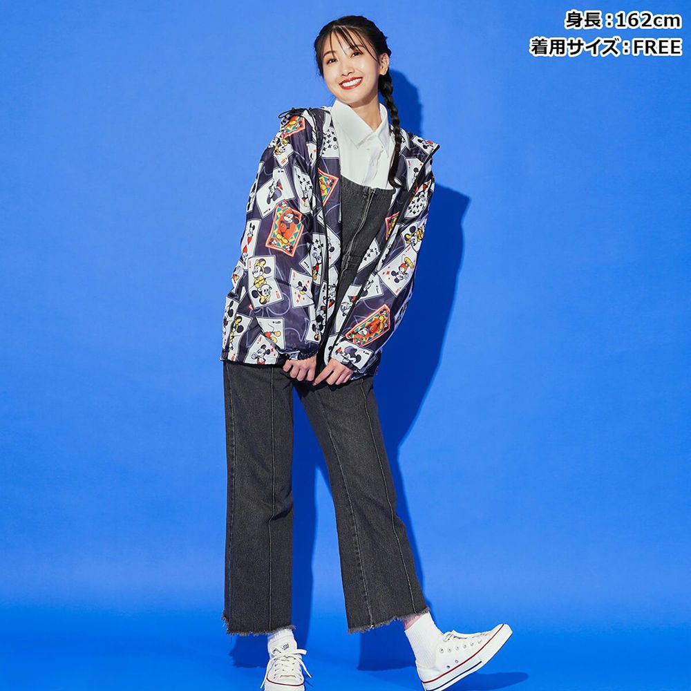 【Disney】ミッキーマウス/総柄ナイロンパーカー(PONEYCOMB TOKYO)