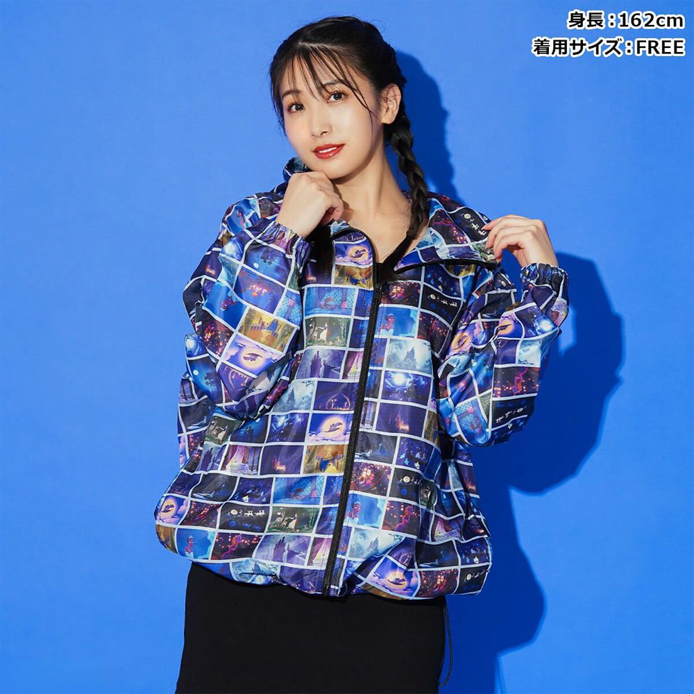 【Disney】ディズニープリンセス/総柄ナイロンパーカー(PONEYCOMB TOKYO)