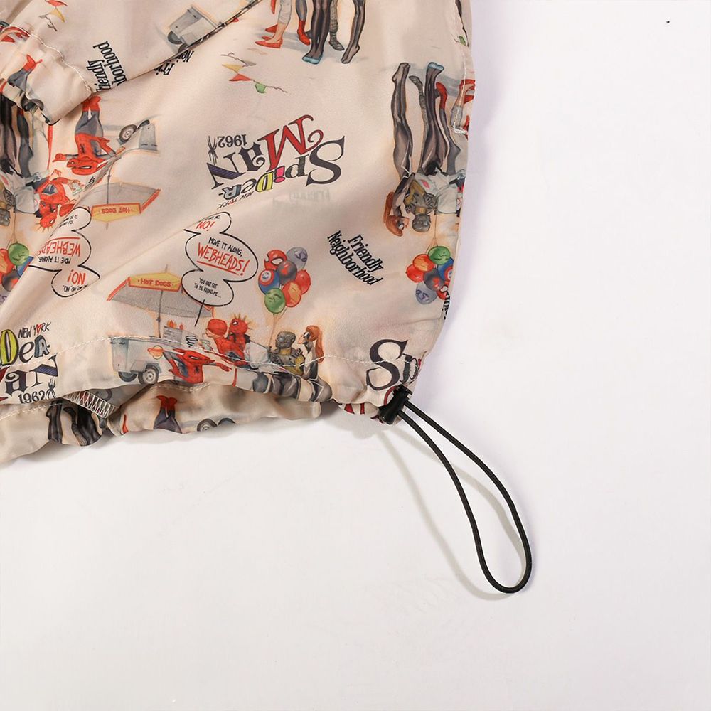 【MARVEL】スパイダーマン/総柄ナイロンパーカー(PONEYCOMB TOKYO)