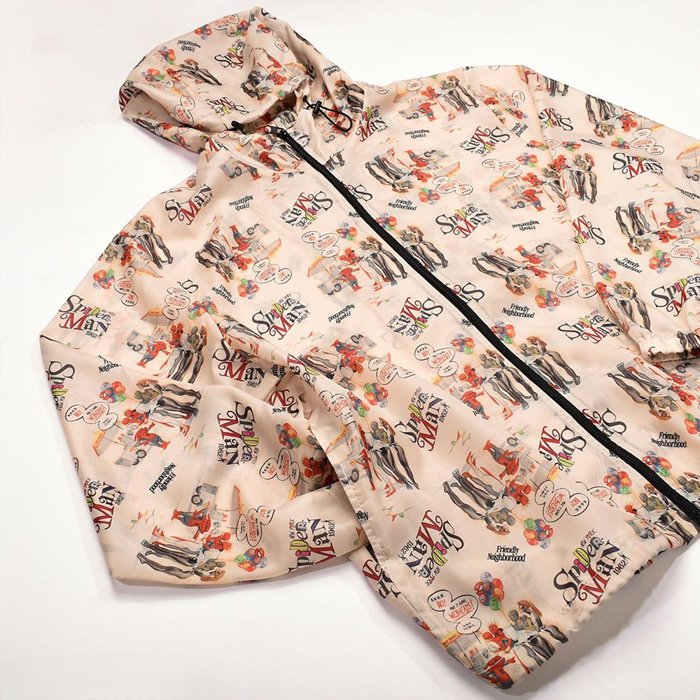 【MARVEL】スパイダーマン/総柄ナイロンパーカー(PONEYCOMB TOKYO)