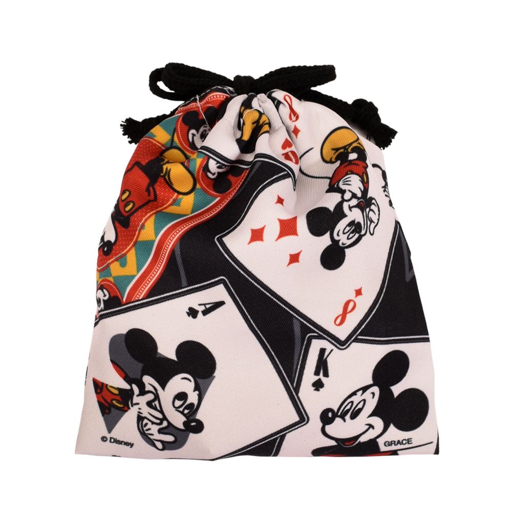 【Disney(ディズニー)】ミッキーマウス/総柄巾着(PONEYCOMB TOKYO)
