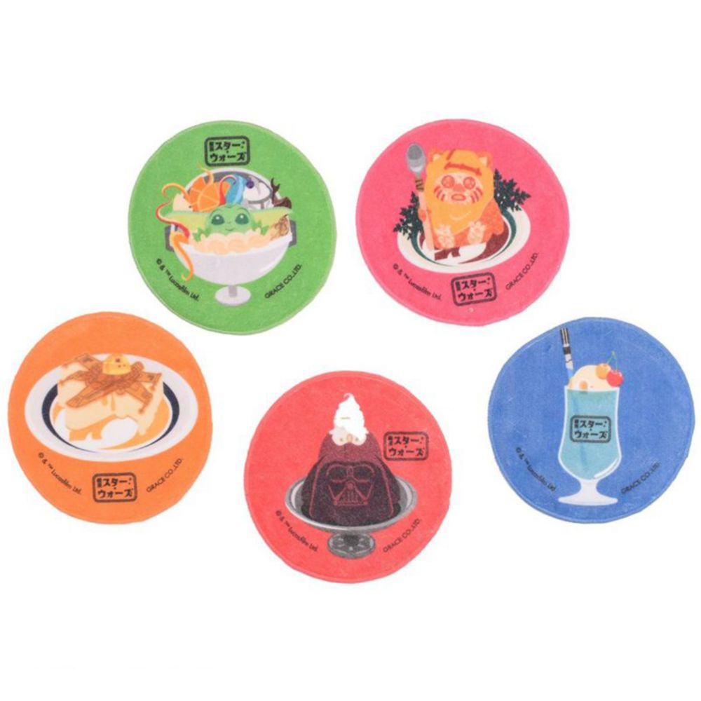 【STAR WARS】喫茶オムライス/イウォーク　丸型ハンドタオル(PONEYCOMB TOKYO)