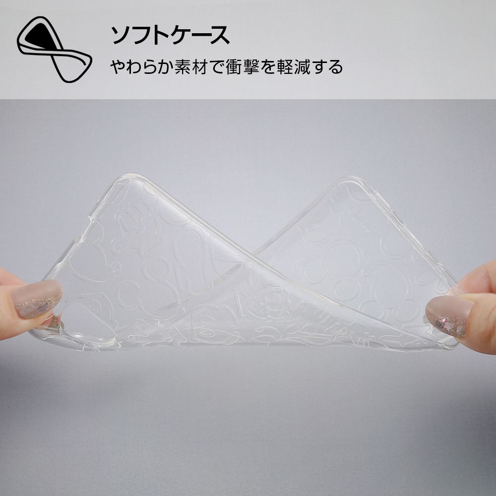 Galaxy A21／A20 『ディズニーキャラクター』／TPUソフトケース キラキラ／『ミッキーマウス』