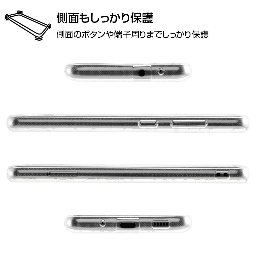Galaxy A21／A20 『ディズニーキャラクター』／TPUソフトケース キラキラ／『ミッキーマウス』