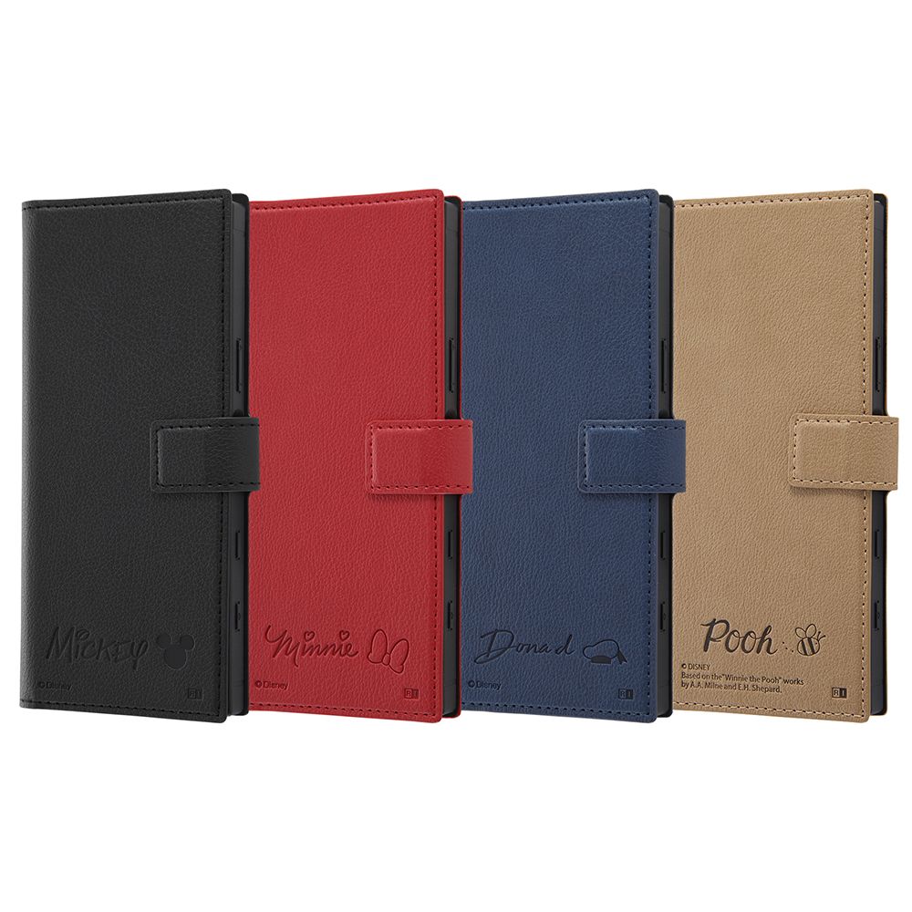 公式 ショップディズニー Xperia 5 Ii ディズニーキャラクター 耐衝撃 手帳型レザーケース ミニーマウス
