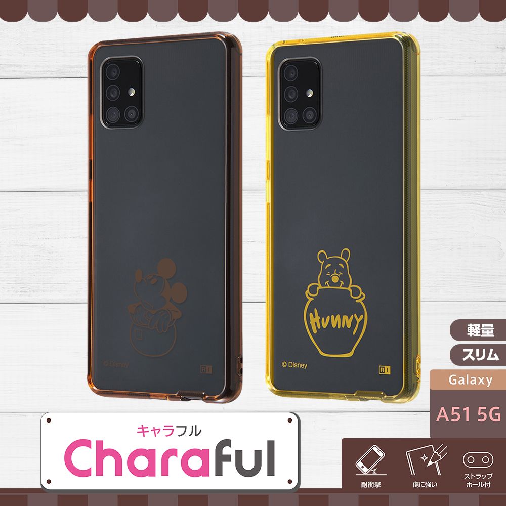 公式 ショップディズニー Galaxy A51 5g ディズニーキャラクター ハイブリッドケース Charaful ミッキーマウス