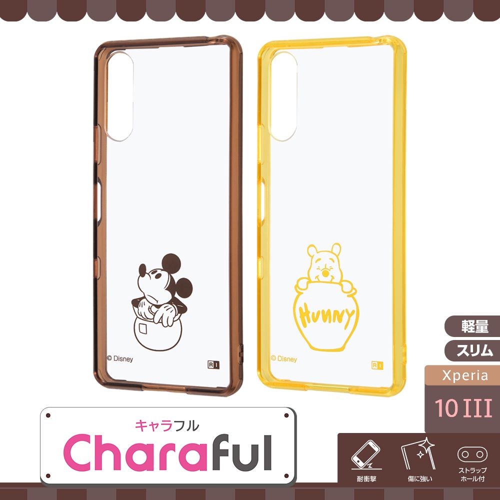 公式 ショップディズニー Xperia 10 Iii ディズニーキャラクター ハイブリッドケース Charaful ミッキーマウス