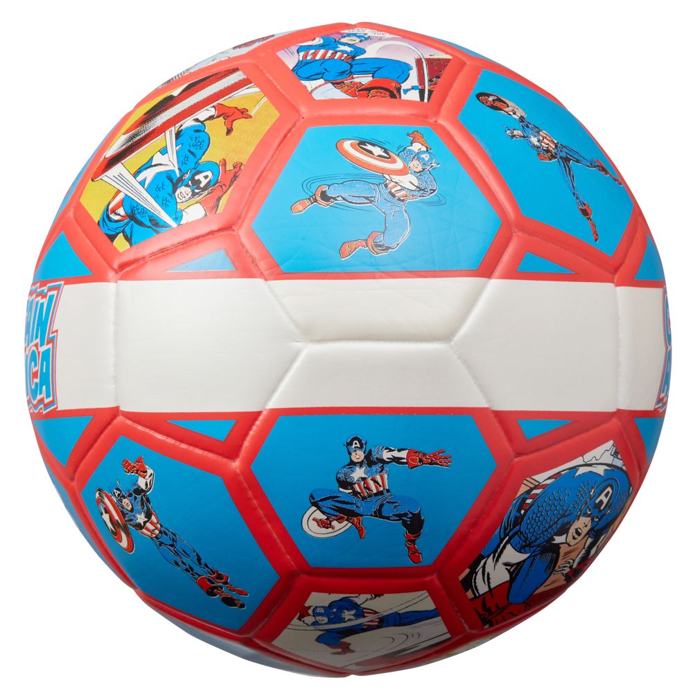 公式 ショップディズニー キャプテンアメリカ サッカーボール５号球 直径２２cm