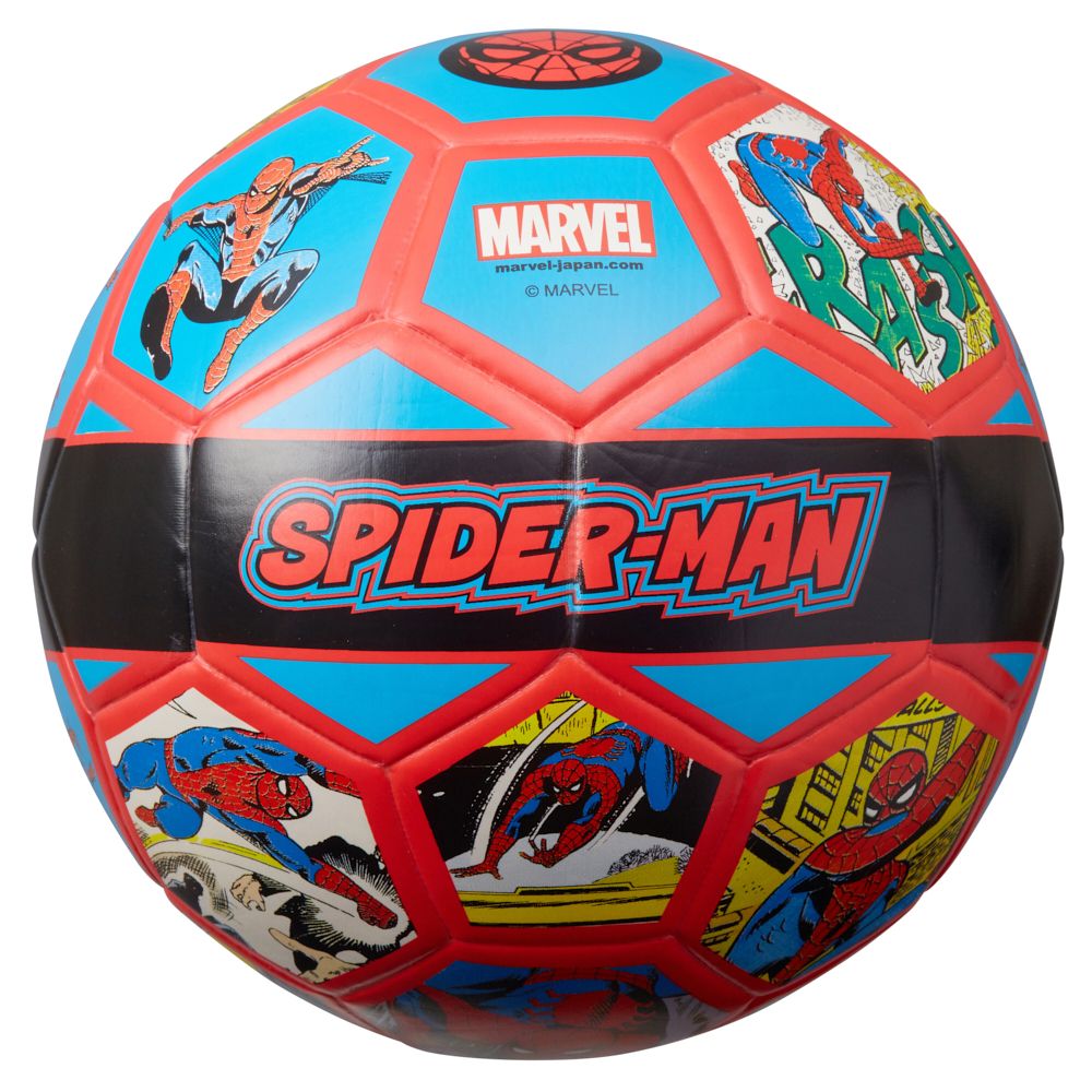 公式 ショップディズニー スパイダーマン サッカーボール５号球 直径２２cm