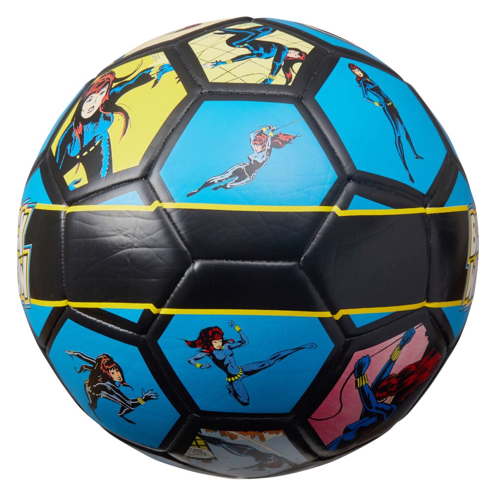 公式 ショップディズニー ブラックウィドウ サッカーボール５号球 直径２２cm