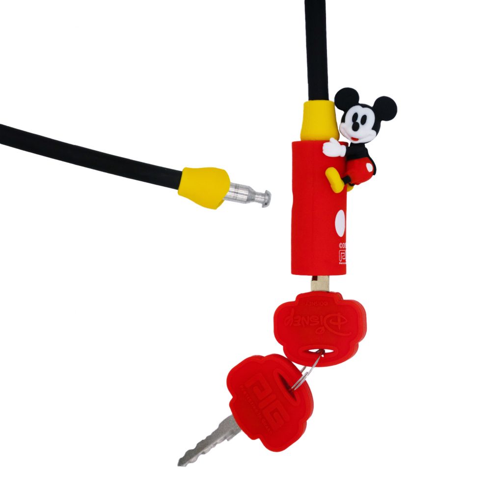 ミッキー　サイクルワイヤーロック　60cm　DWL600-001