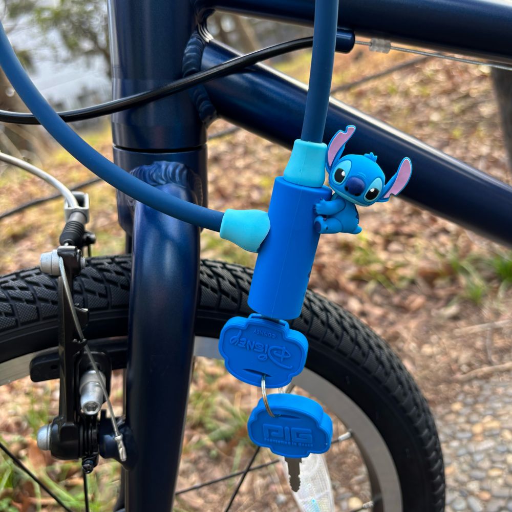 スティッチ　サイクルワイヤーロック　60cm　DWL600-003
