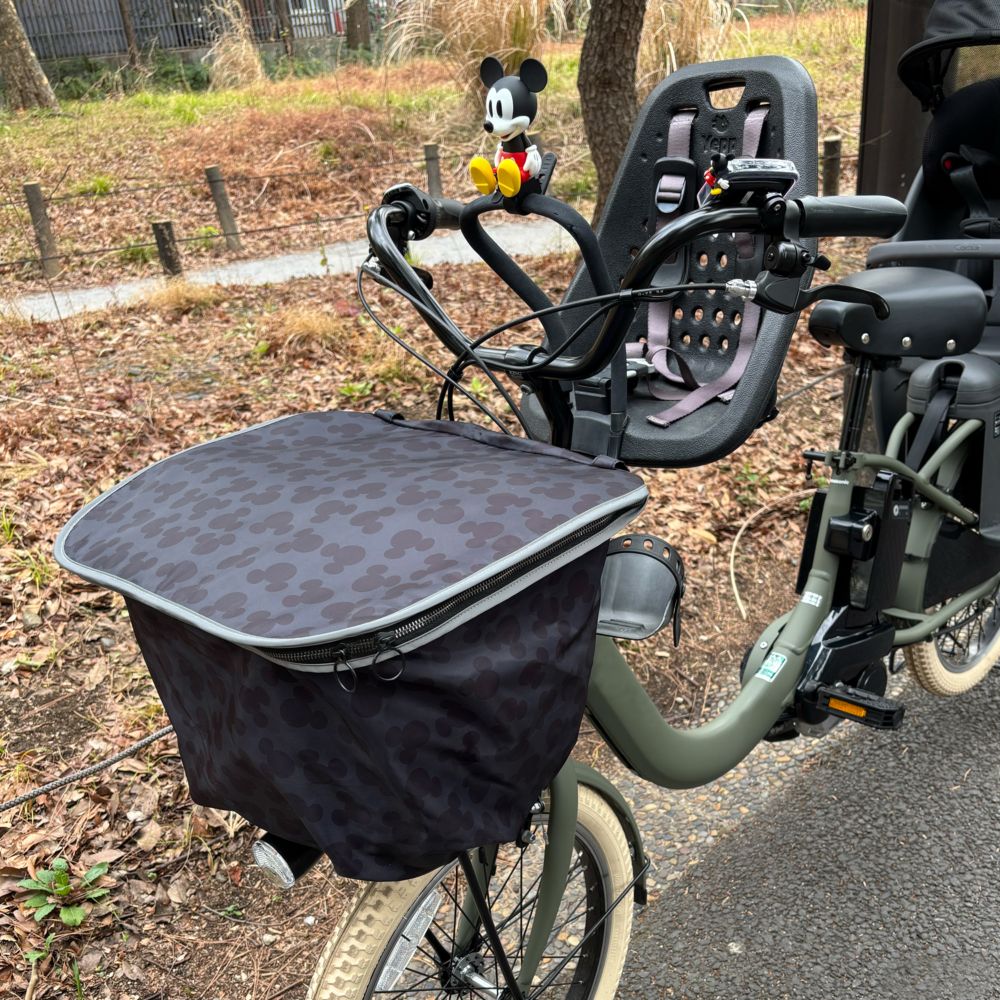 ミッキーデザイン 自転車用 フロントバスケットカバーDBC- 001F
