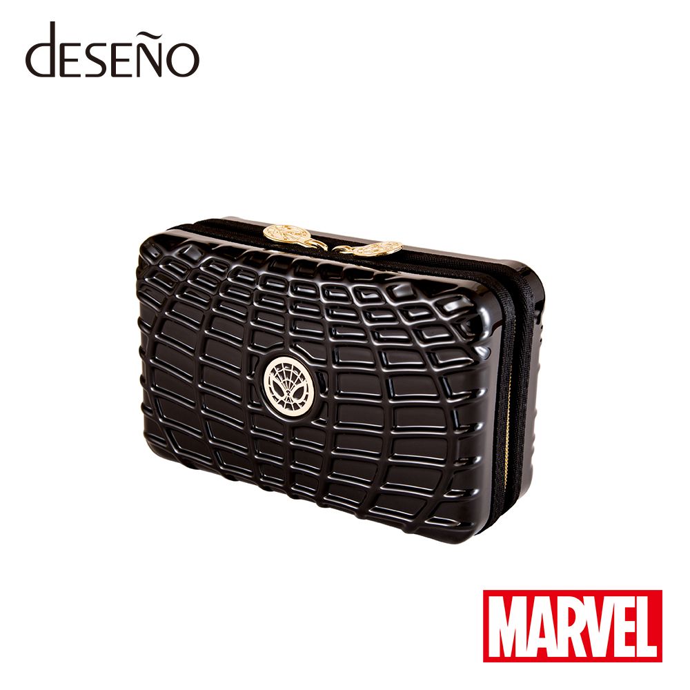 【deseno】マーベル　スパイダーマン　クラッチバッグ　黒