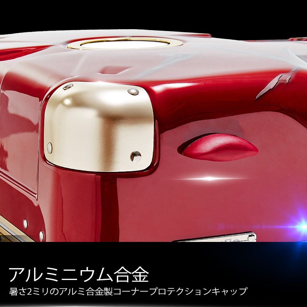 マーベル【MARVEL】 アイアンマン【IRONMAN】 DESENO ボディ型 スーツケース アルミフレーム Mサイズ Ver.II（戦闘バージョン）