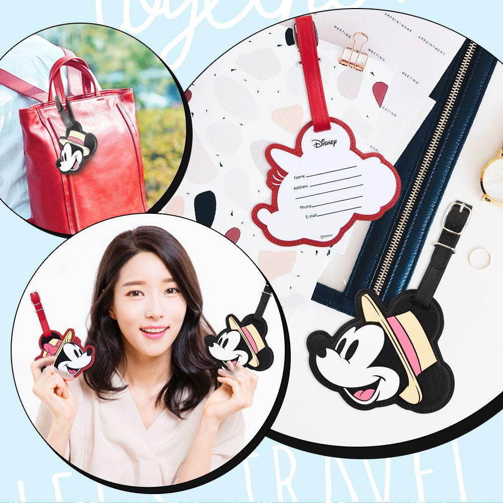 【deseno】Disney　ミッキーマウス　ラゲージタグ