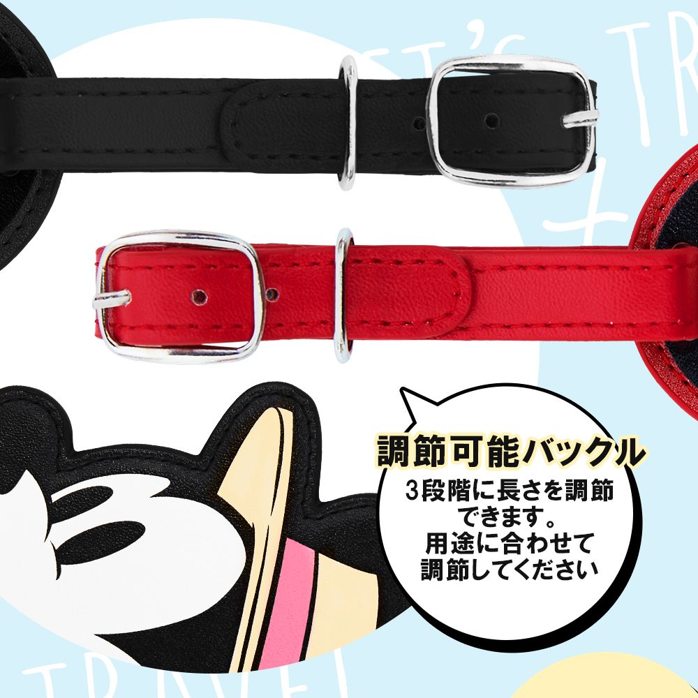 【deseno】Disney　ミニーマウス　ラゲージタグ