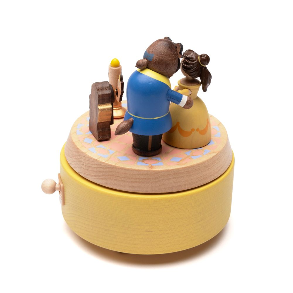 ディズニー 木製からくりオルゴール　美女と野獣オルゴール