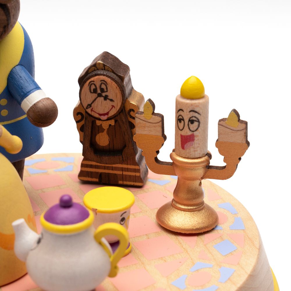 ディズニー 木製からくりオルゴール　美女と野獣オルゴール