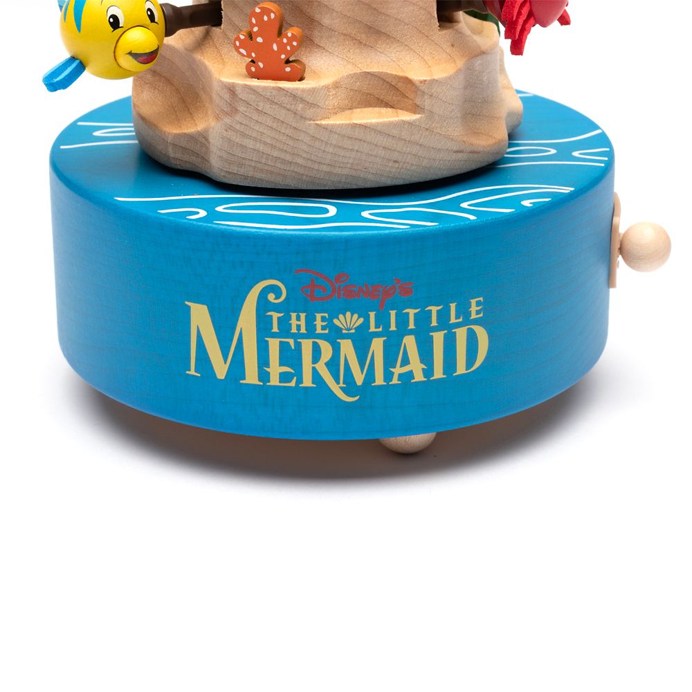 ディズニー 木製からくりオルゴール　リトルマーメイドオルゴール