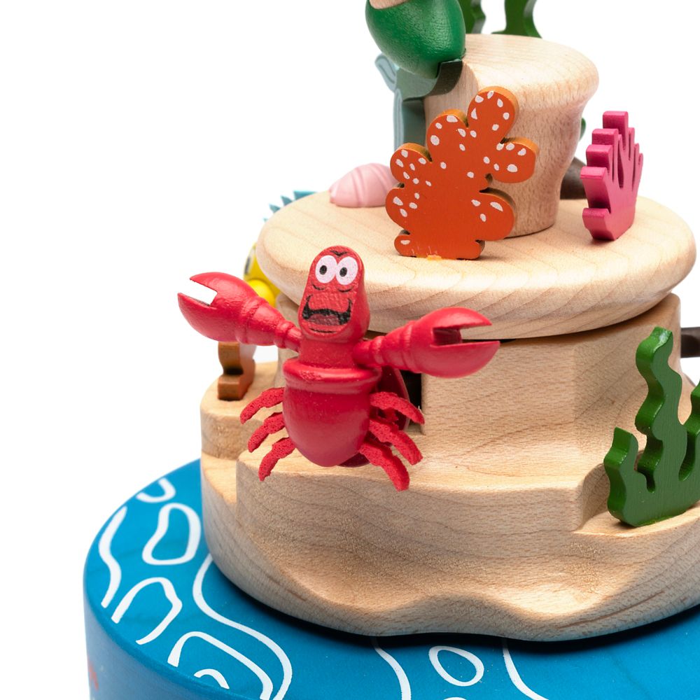 ディズニー 木製からくりオルゴール　リトルマーメイドオルゴール